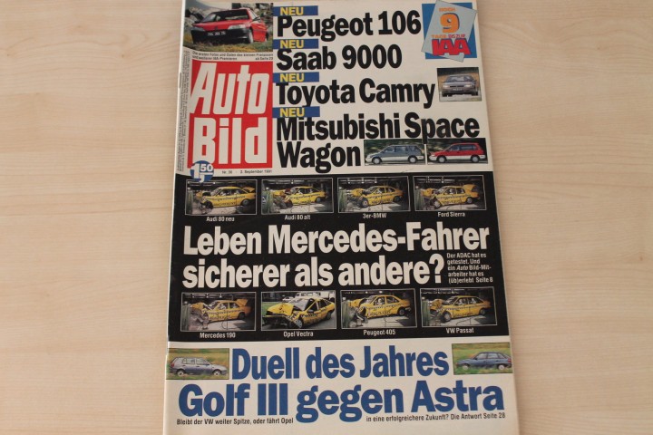 Deckblatt Auto Bild (36/1991)